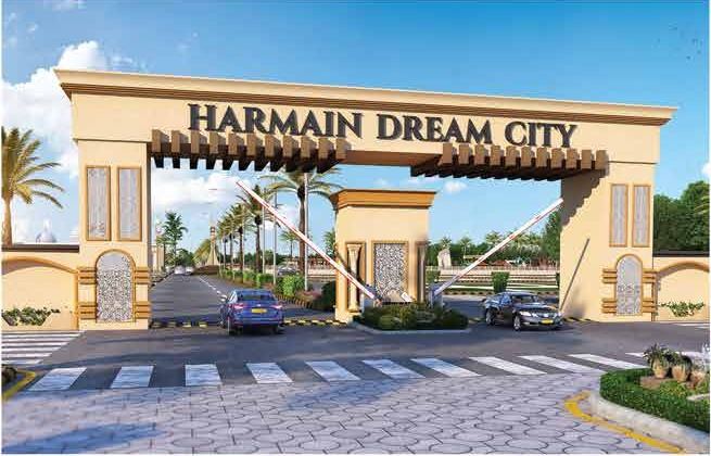 Harmain Dream City gate render
