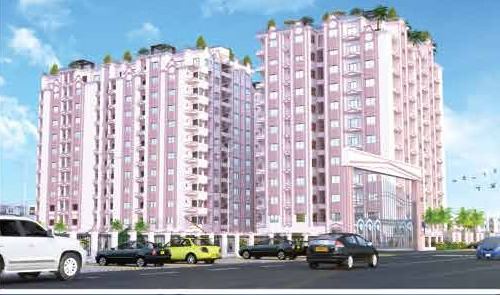Apartment complex render